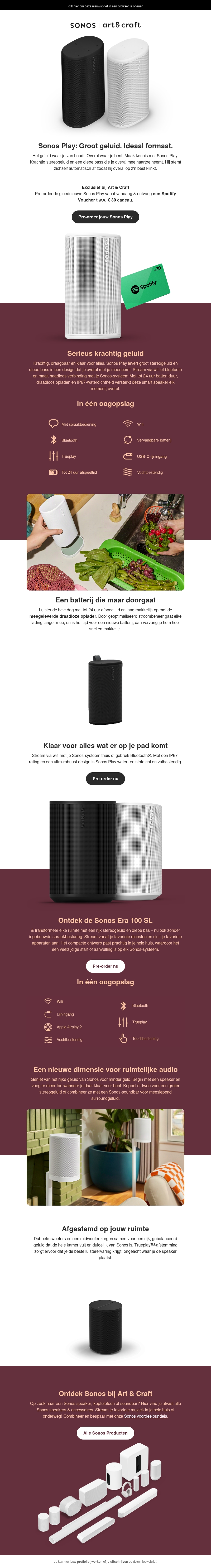 Nieuw: Maak kennis met Sonos Play. Het geluid waar je van houdt. Overal waar je bent. Nieuw: Maak kennis met Sonos Play. Het geluid waar je van houdt. Overal waar je bent.
