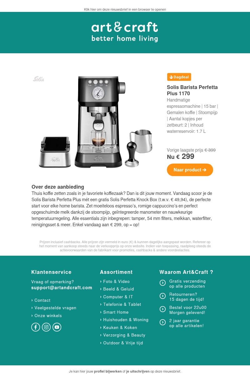 DAGDEAL: Solis Barista Perfetta Plus 1170 π₯ DAGDEAL: Solis Barista Perfetta Plus 1170 π₯