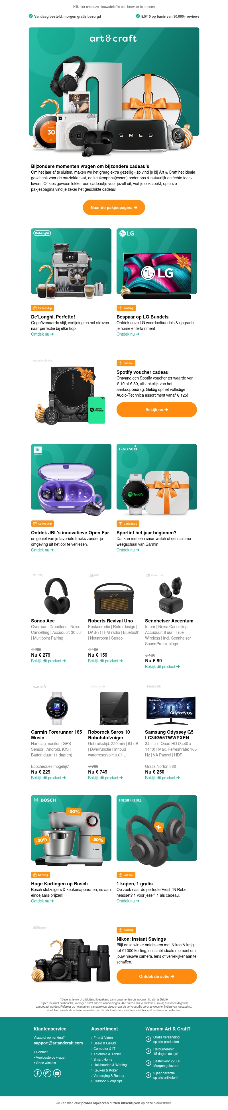 Strik je cadeaus: Hoge kortingen op Garmin, gratis Spotify & meer đ Strik je cadeaus: Hoge kortingen op Garmin, gratis Spotify & meer đ