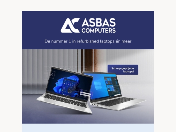 Betaal minder en werk sneller met een refurbished laptop