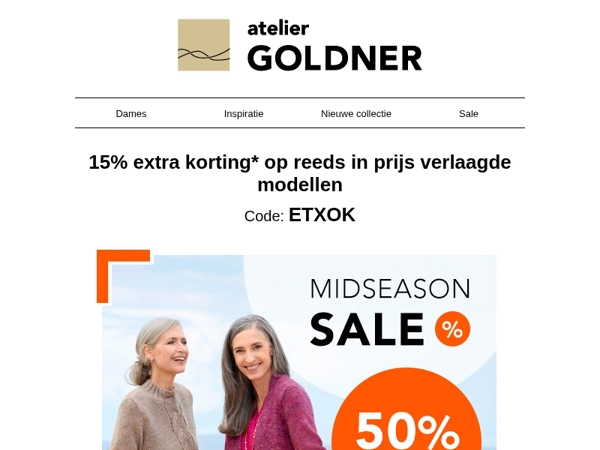 15% extra korting - Mis het niet!