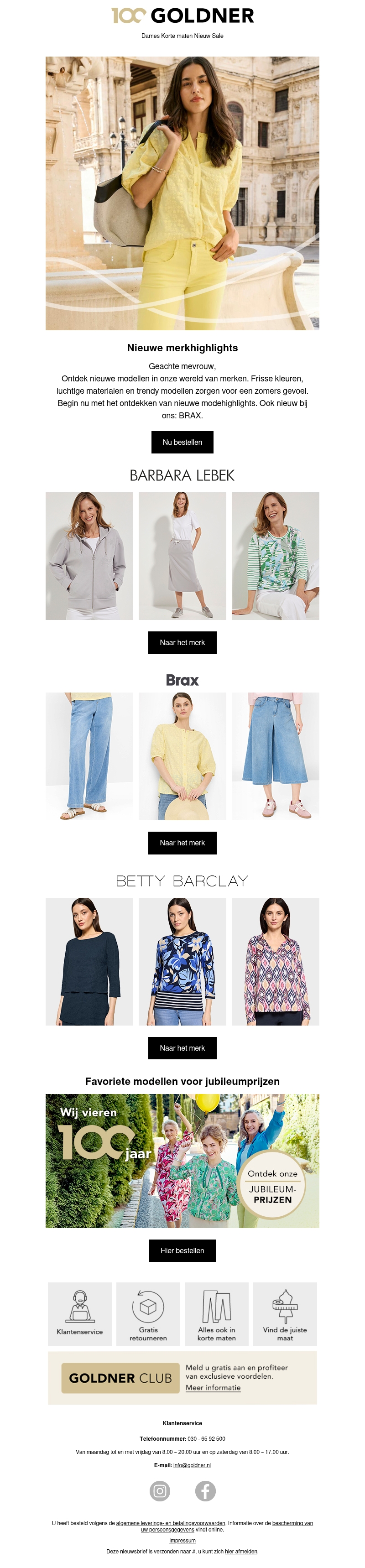 Nieuwe mode van Brax, Betty Barclay & Co. Nieuwe mode van Brax, Betty Barclay & Co.