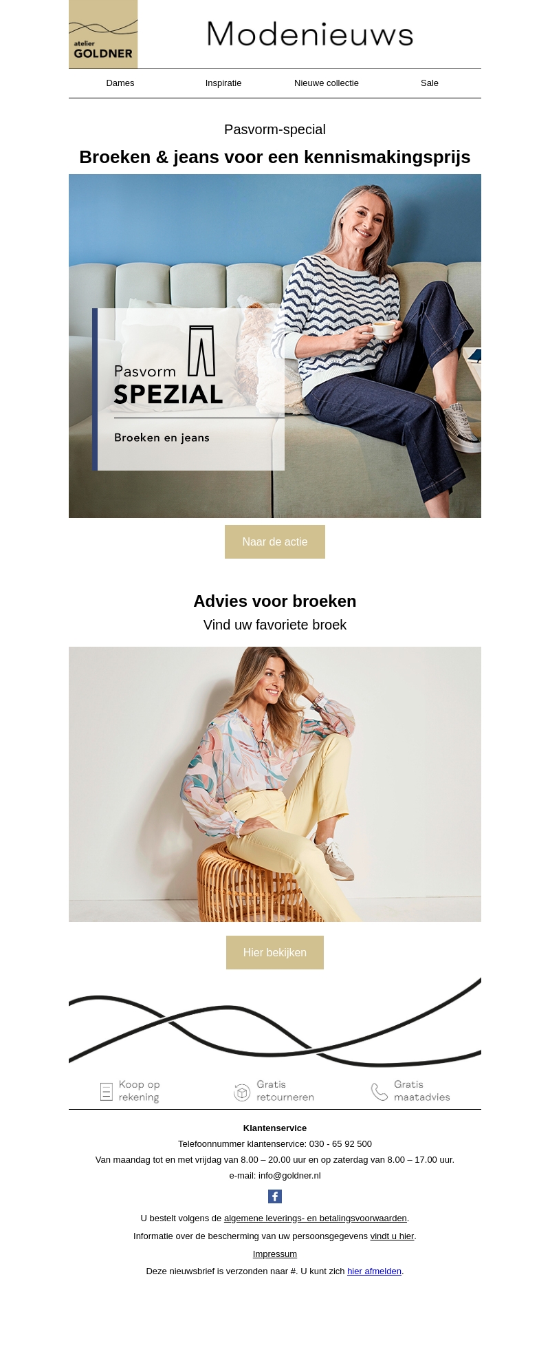 Broeken & jeans voor een kennismakingsprijs Broeken & jeans voor een kennismakingsprijs