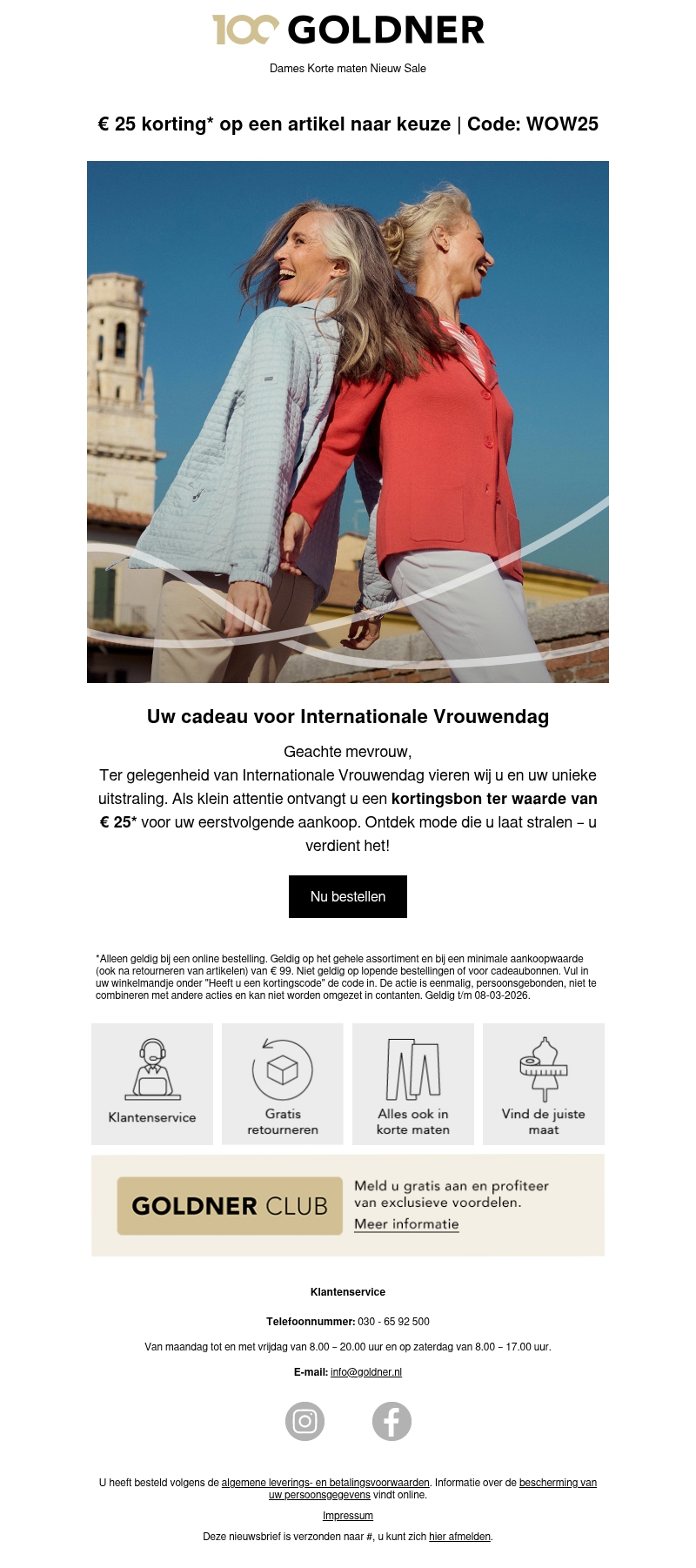 Uw cadeaubon ter waarde van € 25 Uw cadeaubon ter waarde van € 25