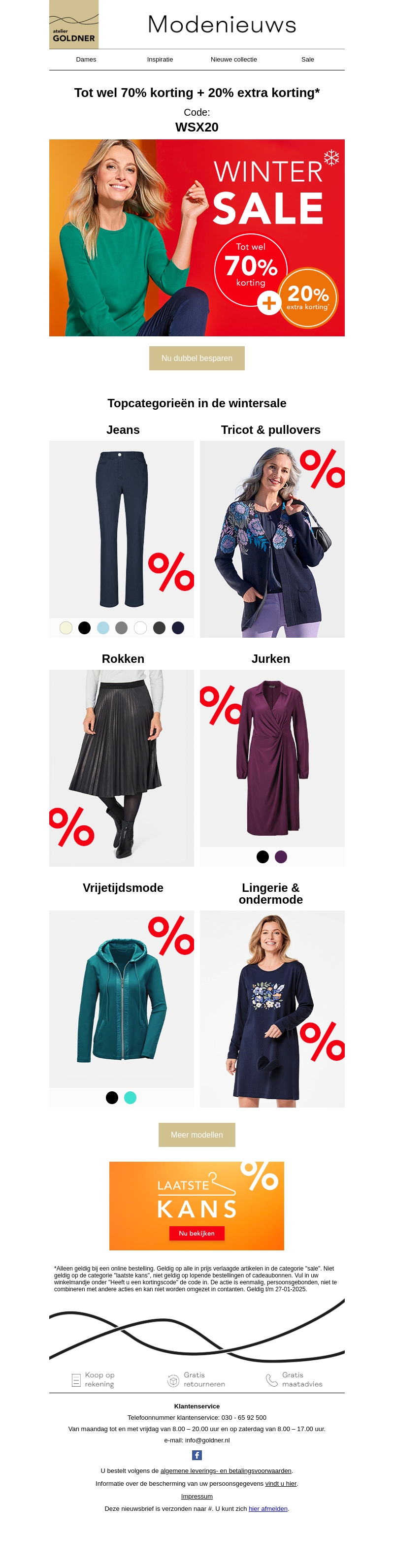Dubbel besparen in de wintersale Dubbel besparen in de wintersale