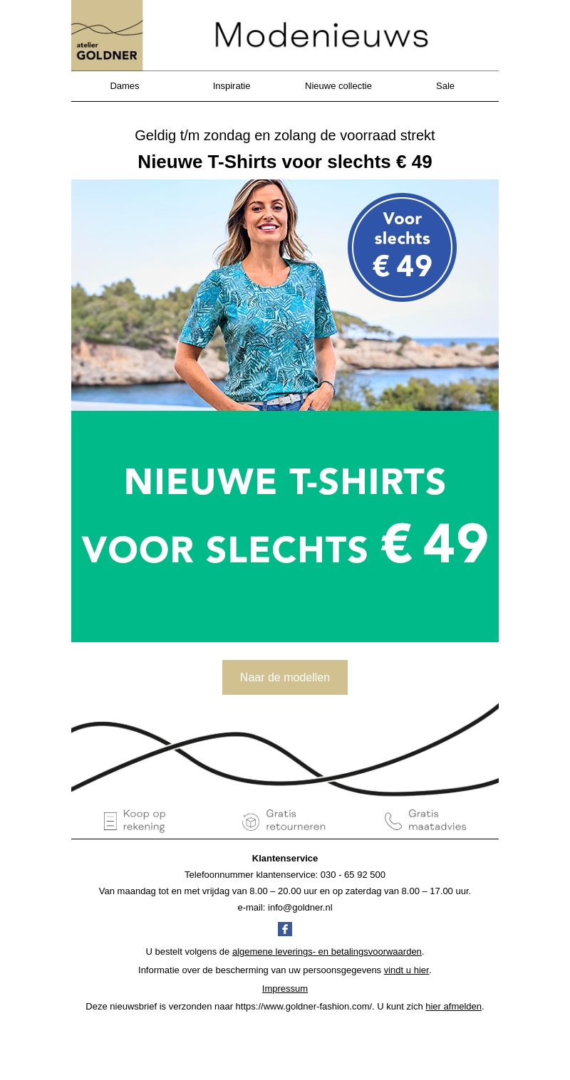 Nieuwe T-Shirts voor slechts € 49 Nieuwe T-Shirts voor slechts € 49