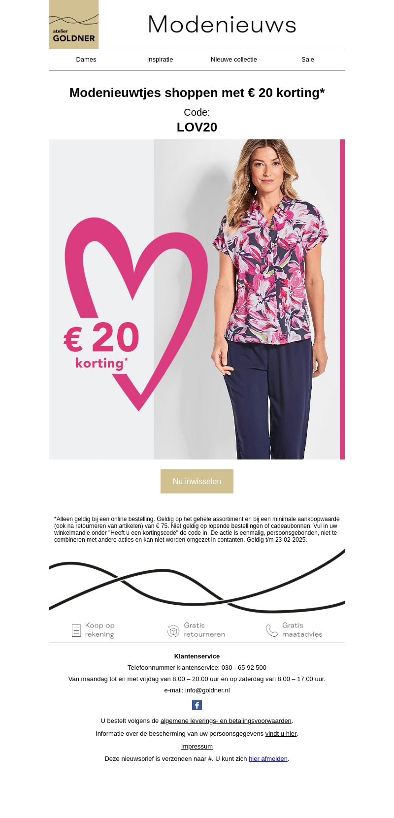 Heeft u uw korting al ingewisseld? Heeft u uw korting al ingewisseld?