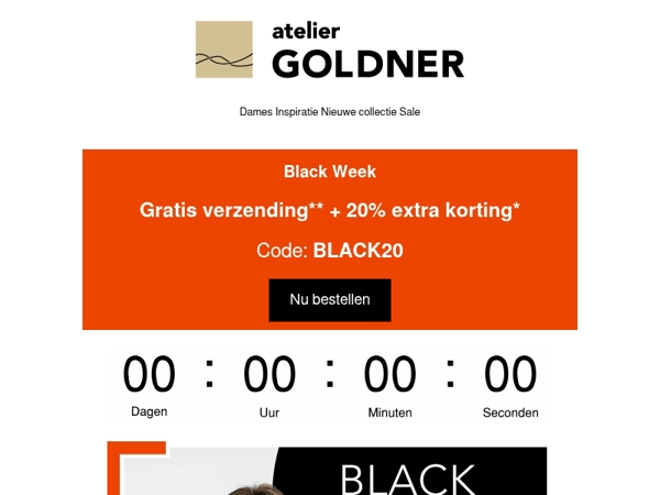 Nog maar een paar dagen: 20% extra korting