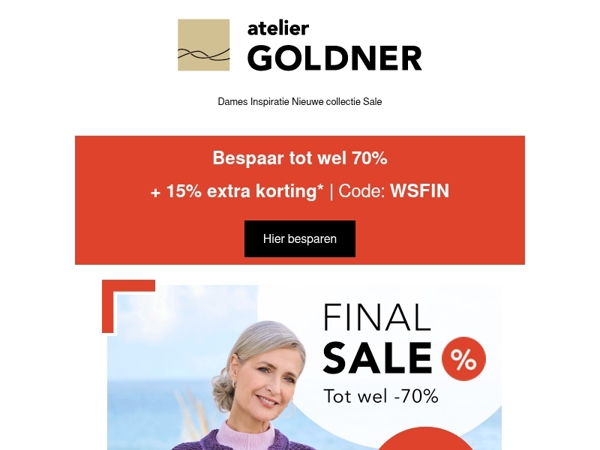 👚 Stijlen tot wel 70% korting + 15% extra korting