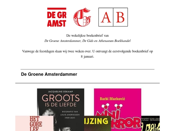 Boekenbrief: kerstverhalen van Sarah Arnolds en Dieuwertje Mertens, de beste boeken van 2025, cadeautips en meer