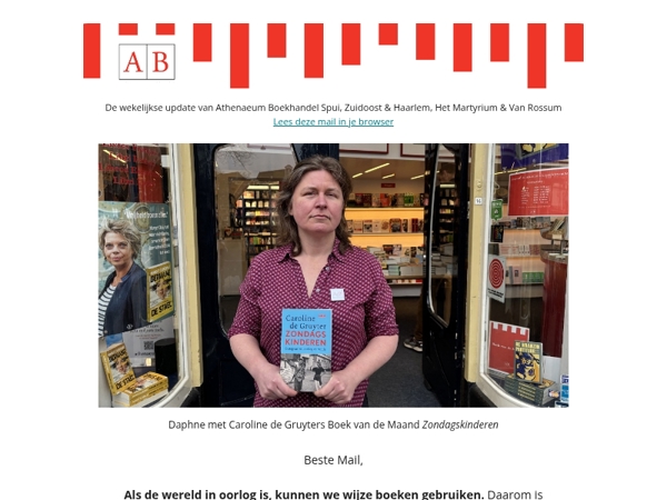 Caroline de Gruyter schreef het Boek van de Maand