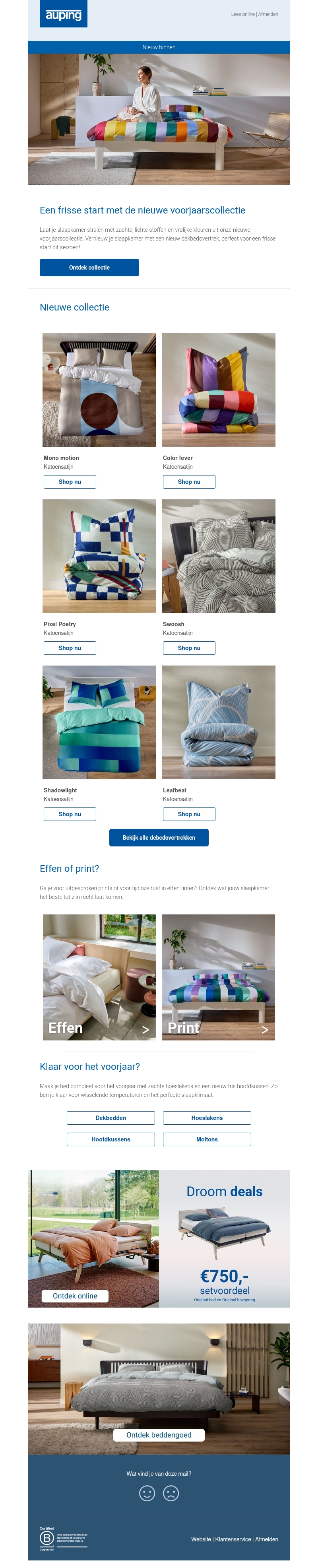 Nieuw | Bedtextiel waarmee je het voorjaar in huis haalt Nieuw | Bedtextiel waarmee je het voorjaar in huis haalt