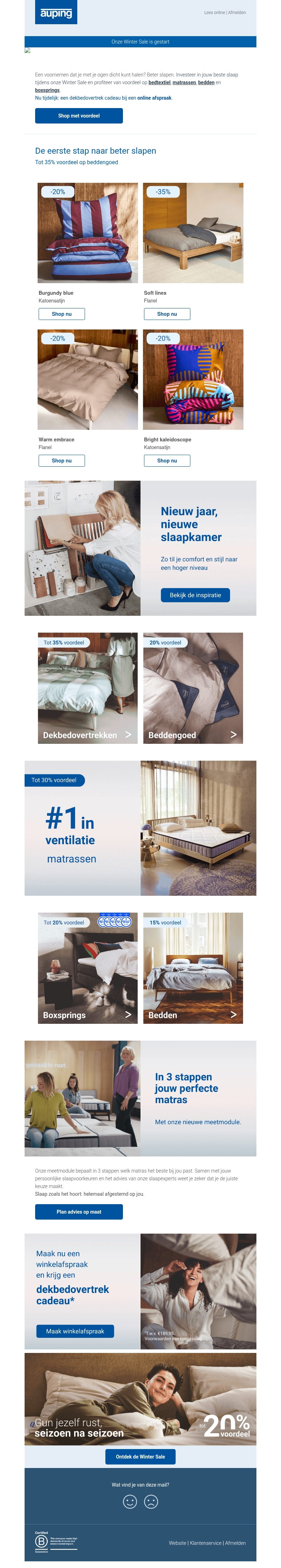 Onze Winter Sale is begonnen ๐ Onze Winter Sale is begonnen ๐