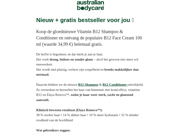 Let op: Favoriete klant, je gratis bestseller wacht op je 💗