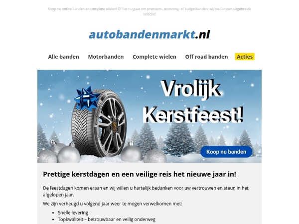 Prettige kerstdagen en een veilige reis het nieuwe jaar in!