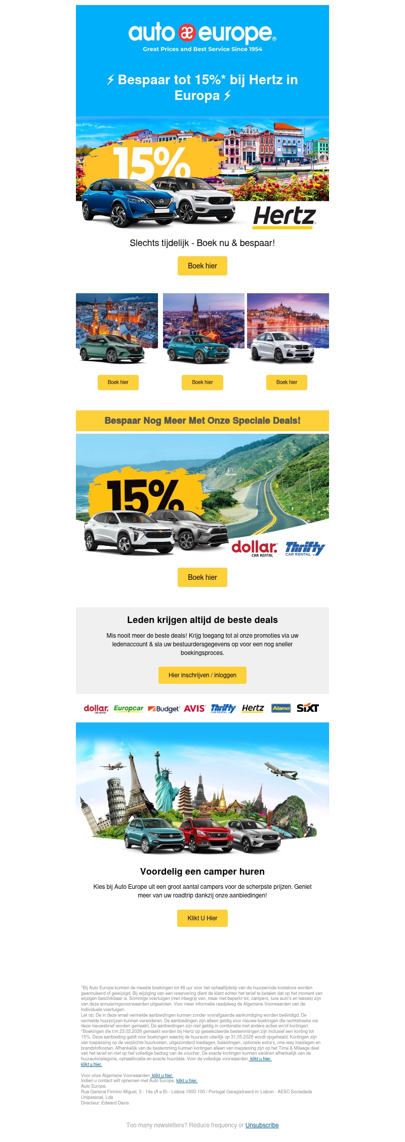 ⚡ Bespaar tot 15%* bij Hertz in Europa ⚡ ⚡ Bespaar tot 15%* bij Hertz in Europa ⚡