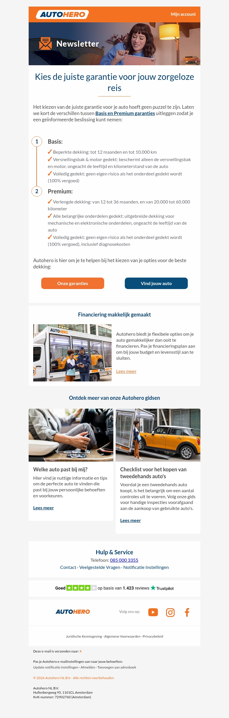Garanties eenvoudig uitgelegd met Autohero: basis vs. Premium Garanties eenvoudig uitgelegd met Autohero: basis vs. Premium