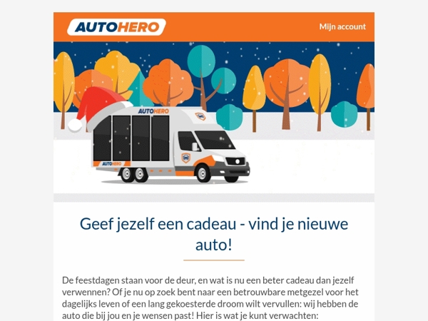 🎄 Maak de feestdagen onvergetelijk - vind jouw auto!