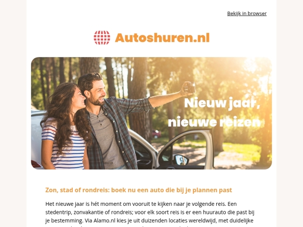 Nieuw jaar, nieuwe reizen – regel nu je huurauto