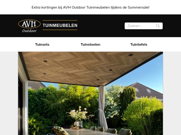 Extra korting nu bij AVH Outdoor Tuinmeubelen