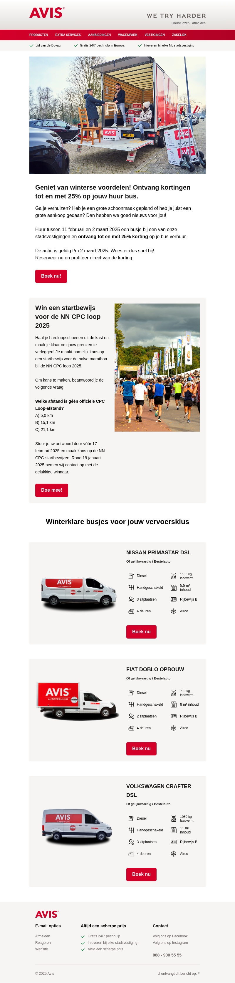 Verhuisbus of bestelbus nodig? Huur nu met korting t/m 25%! ๐๐ฆ๏ธ Verhuisbus of bestelbus nodig? Huur nu met korting t/m 25%! ๐๐ฆ๏ธ