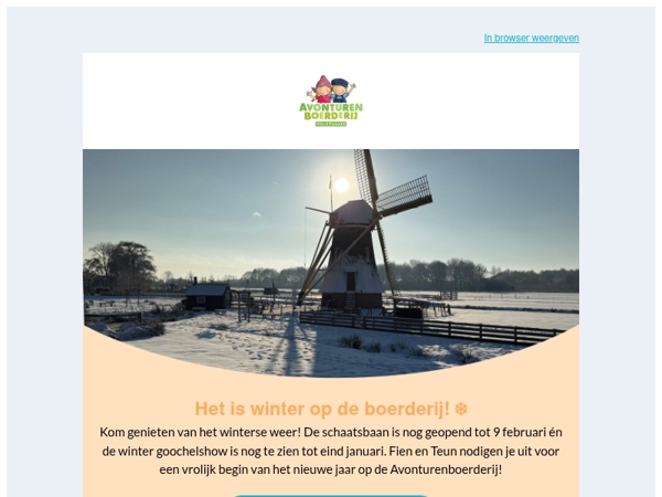 Een jaar vol avontuur begint op de boerderij! 