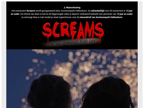 🧟‍♀️Bereid je voor op een enge avond: Screams avond 3 staat voor de deur!