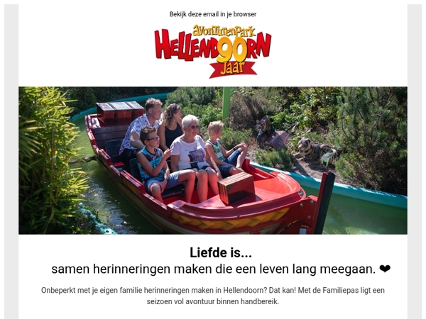 Liefde is... samen herinneringen maken die een leven lang meegaan.🥰