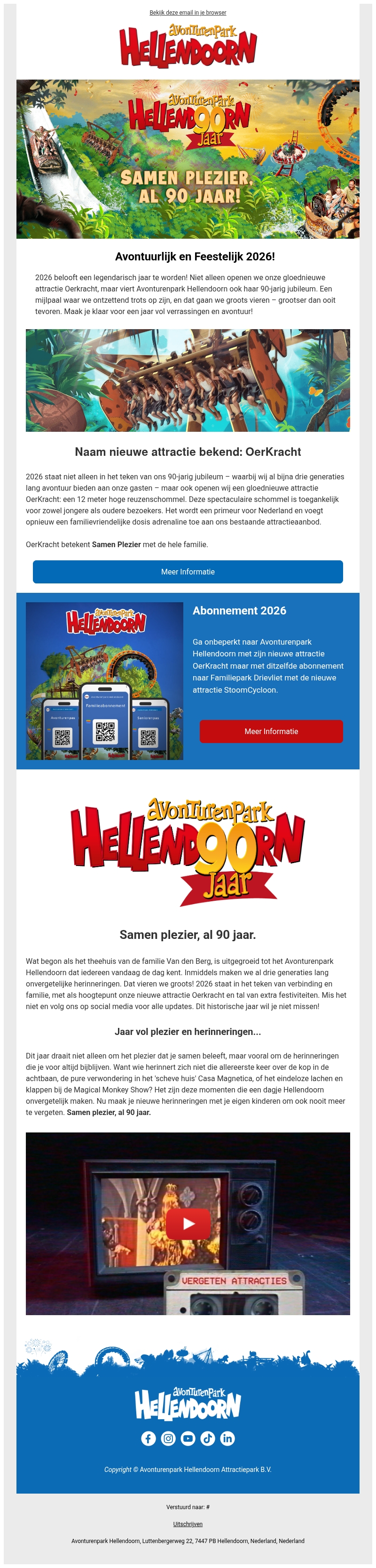 Samen plezier, al 90 jaar! Samen plezier, al 90 jaar!