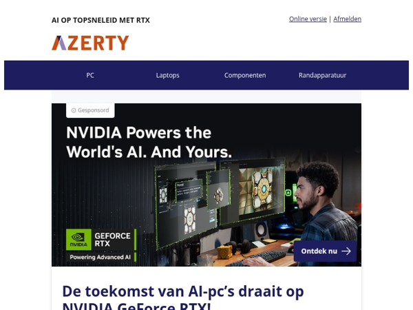 De toekomst van snelheid en AI begint hier