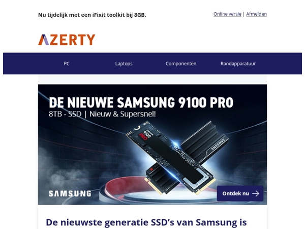 Samsung 9100 PRO, de snelste SSD ooit!
