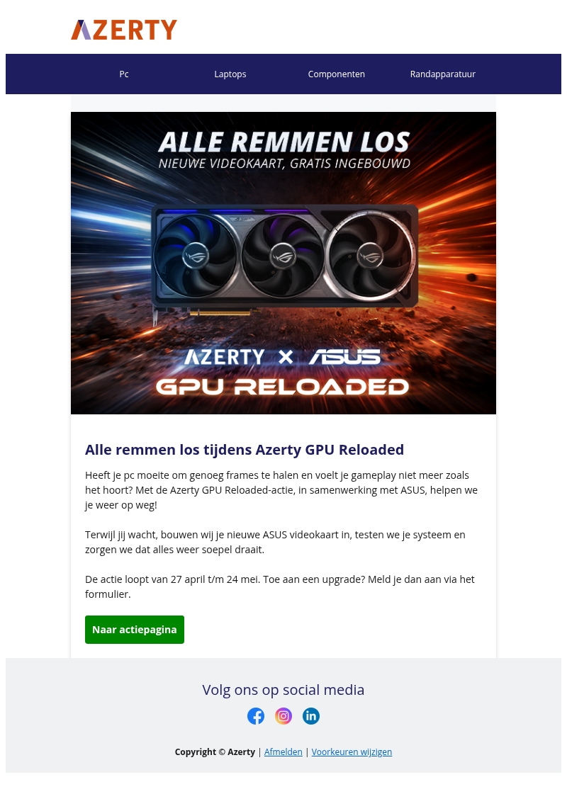 Alle remmen los! Nieuwe videokaart, gratis ingebouwd Alle remmen los! Nieuwe videokaart, gratis ingebouwd