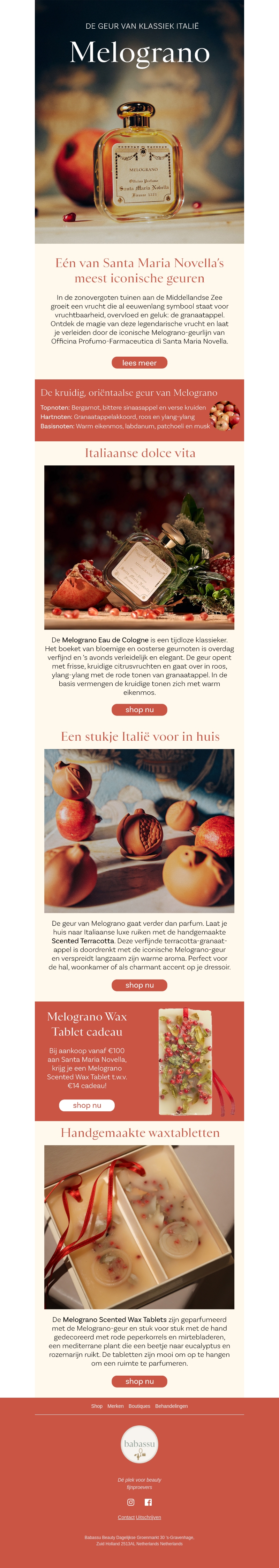 De geur van klassiek Italië De geur van klassiek Italië