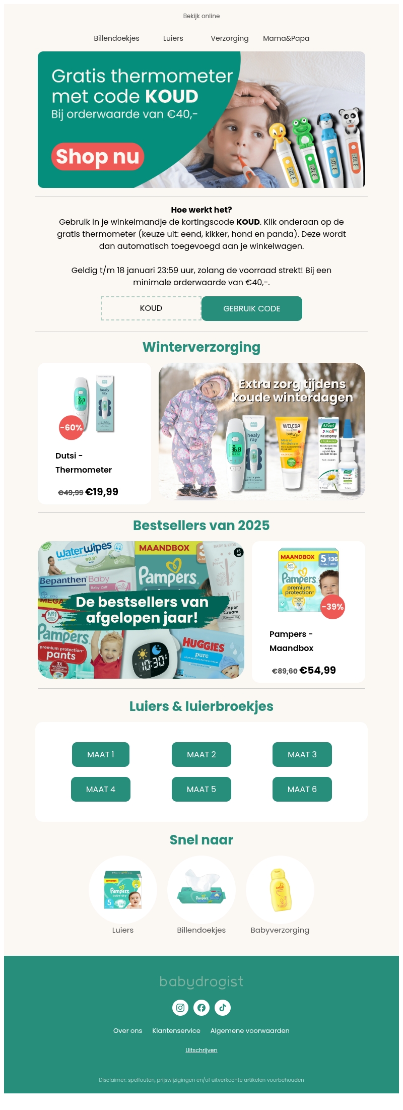 Gratis thermometer bij je bestelling ๐ Gratis thermometer bij je bestelling ๐