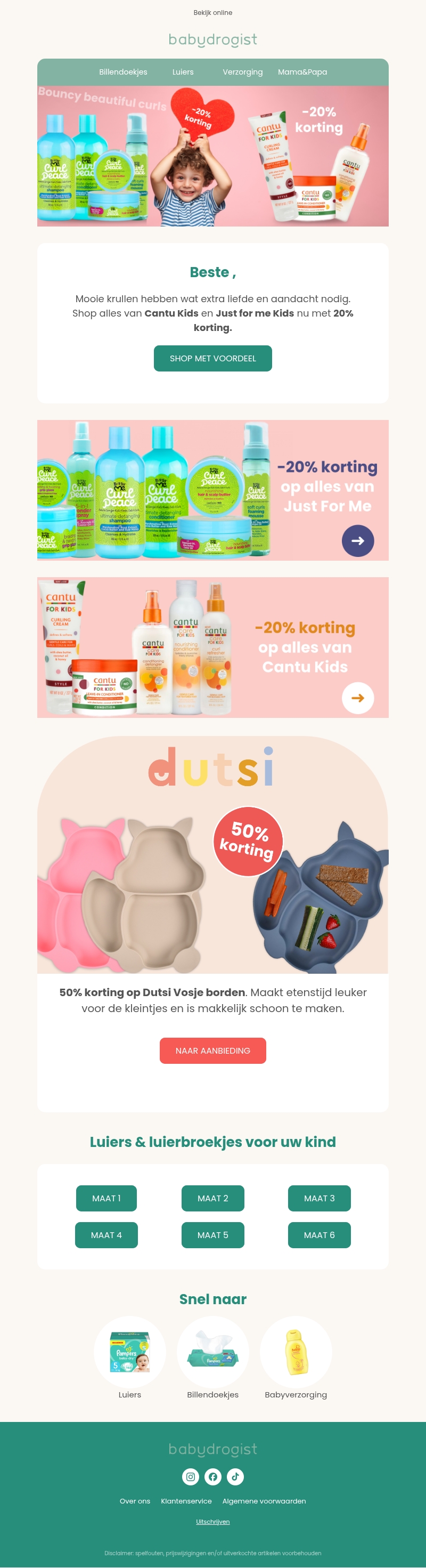😍Curl lovers opgelet! Cantu en Just for me in de aanbieding! 😍Curl lovers opgelet! Cantu en Just for me in de aanbieding!
