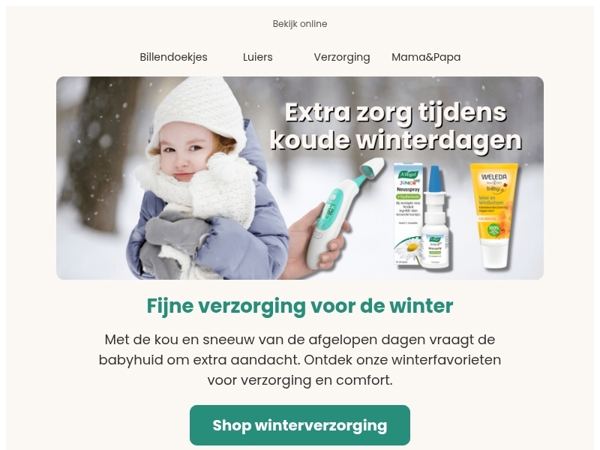 Koude dagen? Zo verzorg je je baby in de winter