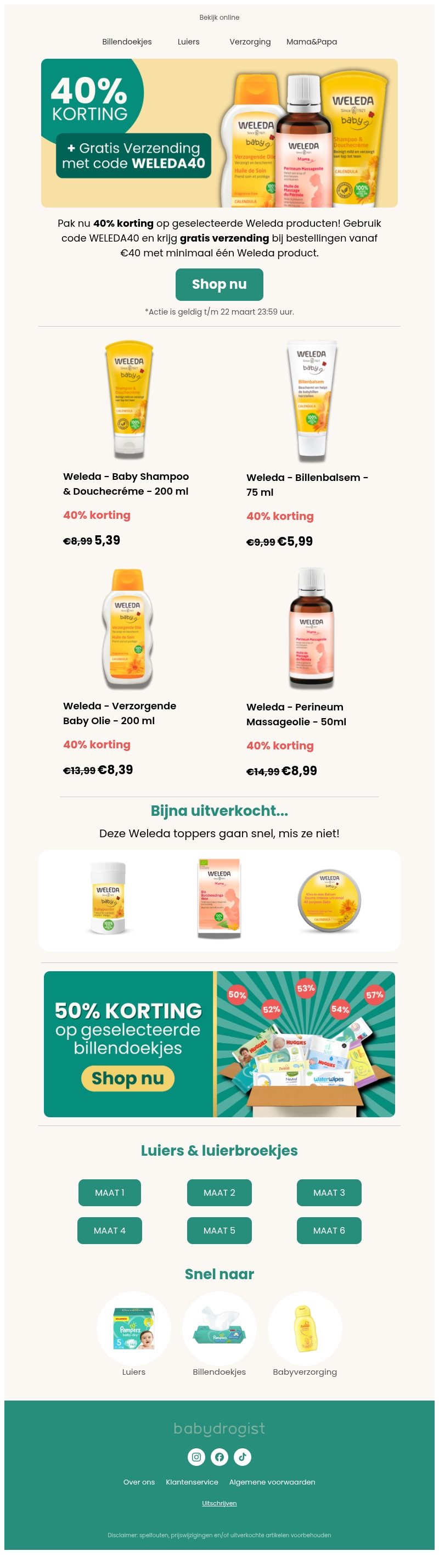 De grootste Weleda korting van dit moment 👀 De grootste Weleda korting van dit moment 👀