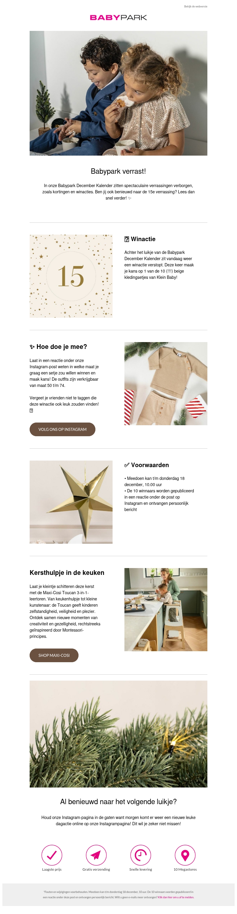 Tijd om het 15e luikje van onze December Kalender te openen! ๐โจ Tijd om het 15e luikje van onze December Kalender te openen! ๐โจ