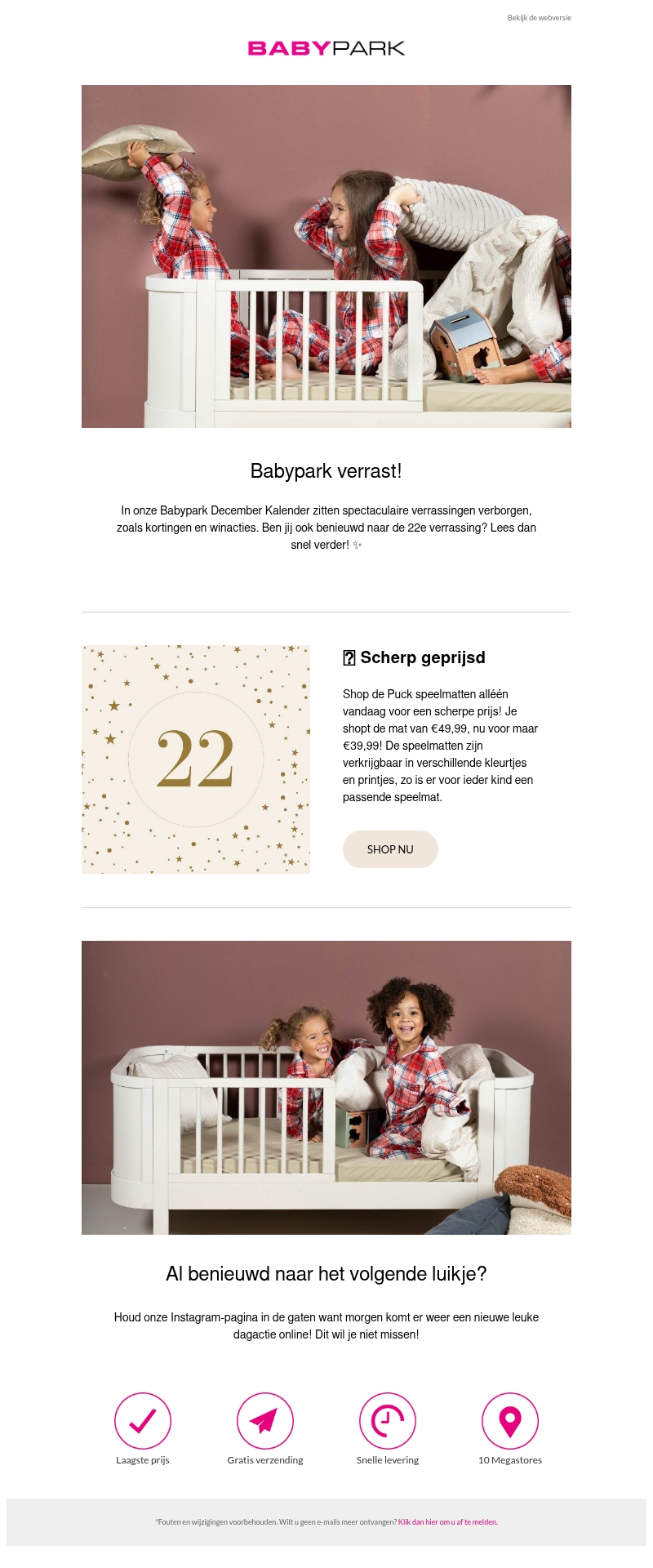 Benieuwd naar het 22e luikje van onze December Kalender? ๐ Benieuwd naar het 22e luikje van onze December Kalender? ๐