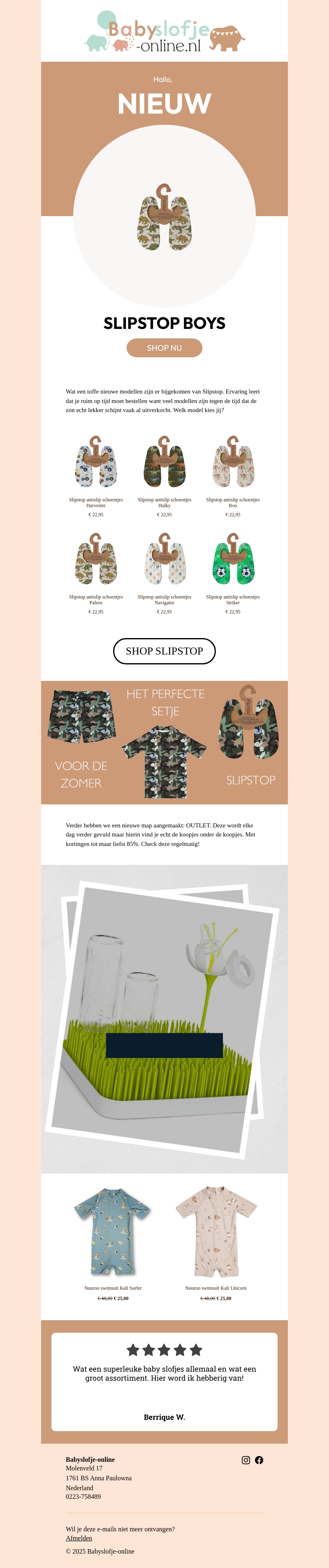 NIEUW Slipstop Boys nieuwe modellen en een OUTLET met 85% korting NIEUW Slipstop Boys nieuwe modellen en een OUTLET met 85% korting