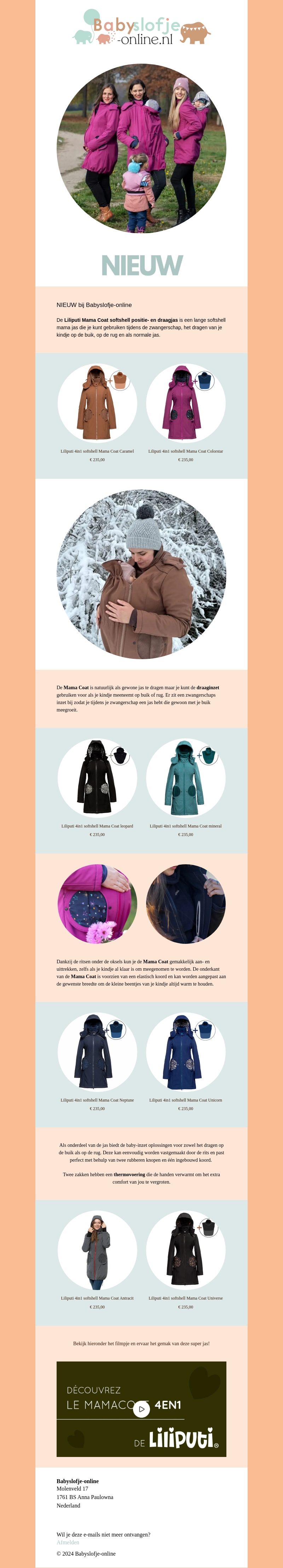 De ultieme 4-in-1 jas voor (aanstaande) moeders is nu verkrijgbaar De ultieme 4-in-1 jas voor (aanstaande) moeders is nu verkrijgbaar