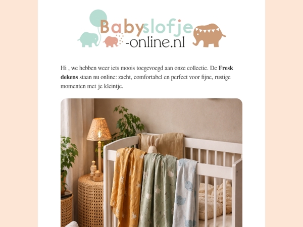 Zacht & nieuw: Fresk dekens 🤍