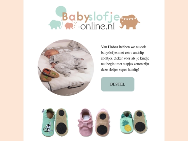 Hi, nieuwe items in de webshop