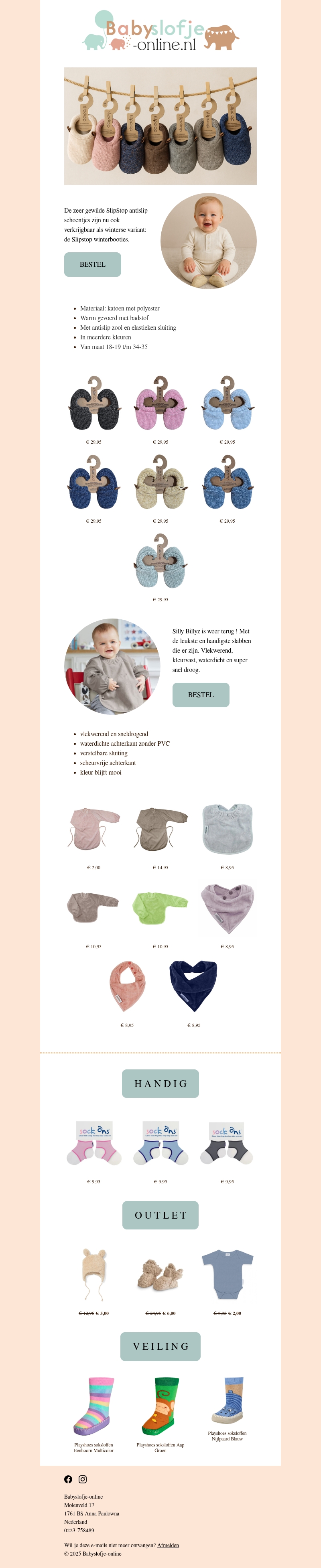 , SLIPSTOP winterbooties en SILLY BILLYZ slabben , SLIPSTOP winterbooties en SILLY BILLYZ slabben