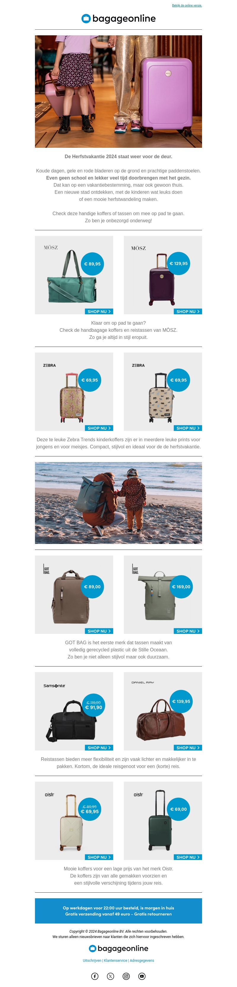 De herfstvakantie staat voor de deur! De herfstvakantie staat voor de deur!