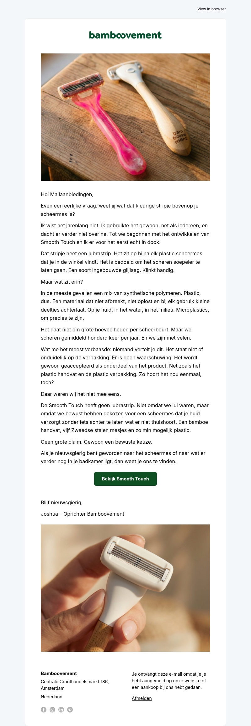 Weet jij wat dat stripje op je scheermes is? Weet jij wat dat stripje op je scheermes is?