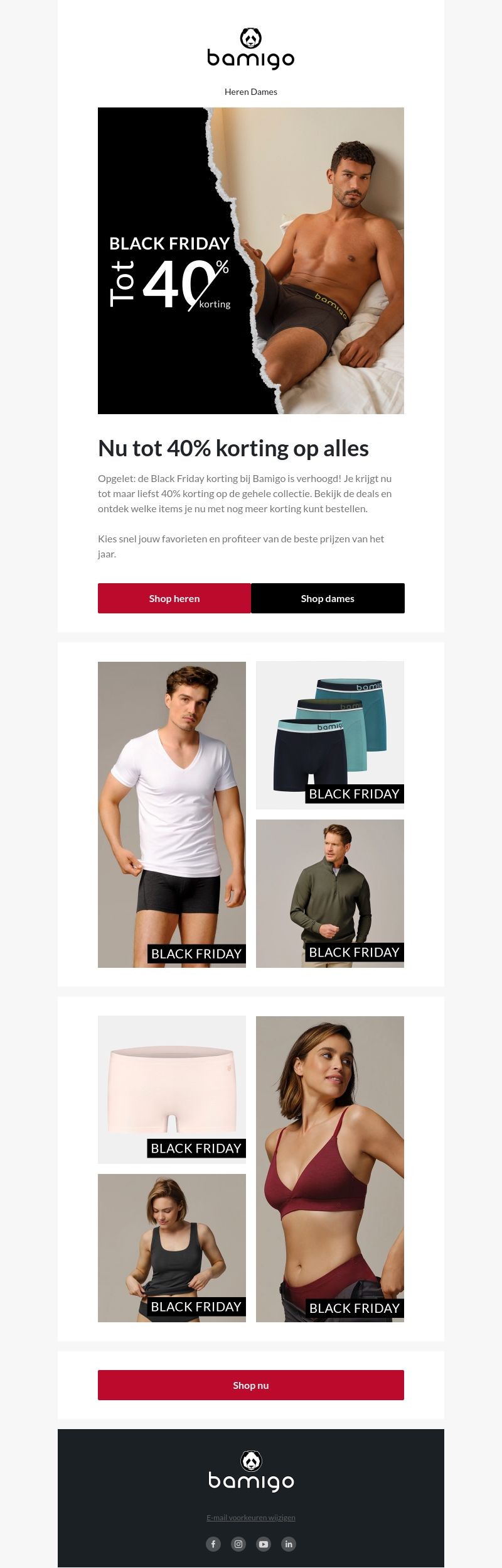 ⚫️ Opgelet: Black Friday korting verhoogd tot 40% ⚫️ Opgelet: Black Friday korting verhoogd tot 40%