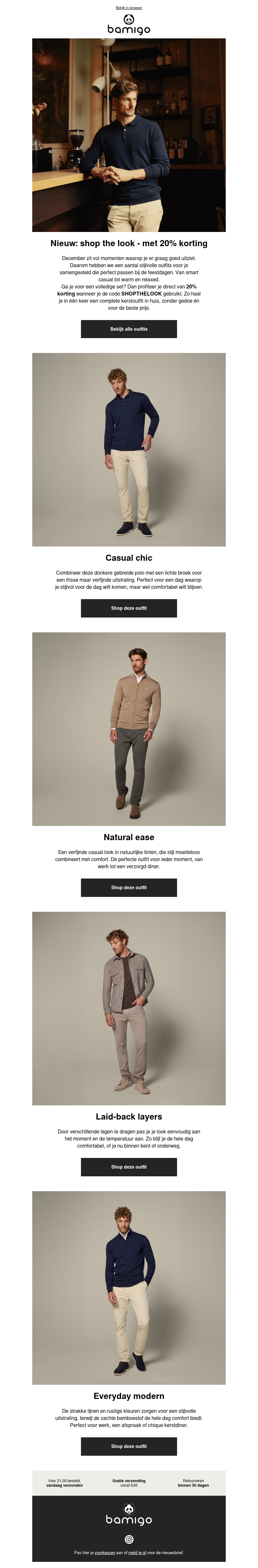 Nu korting op je favoriete outfits Nu korting op je favoriete outfits