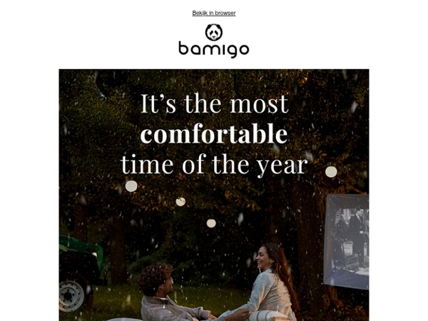 Comfortabele feestdagen gewenst 🎄🐼