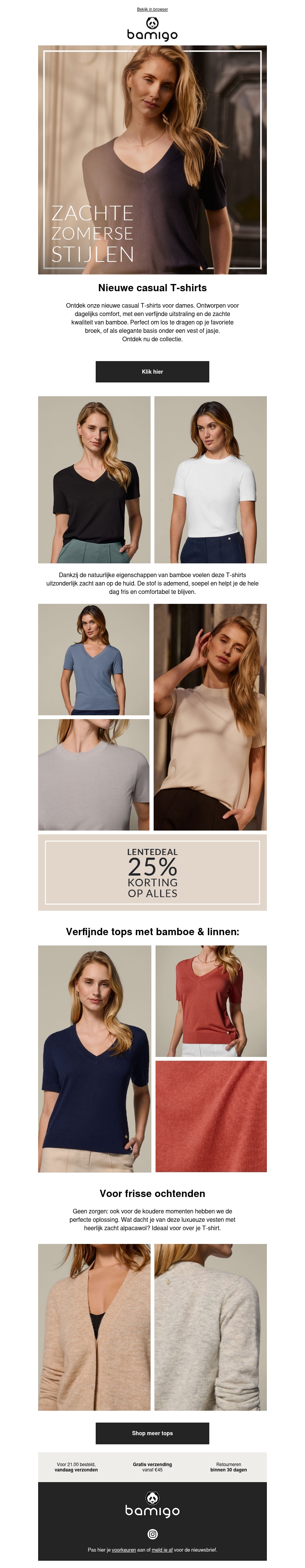 Nieuwe T-shirts - klaar voor de lente? Nieuwe T-shirts - klaar voor de lente?